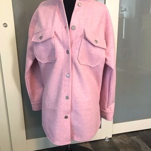 Shacket/Shirt-Jacket pretty cozy pink color